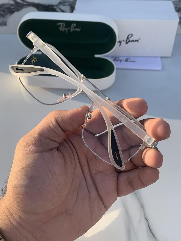 Ra_yban 04 white plano